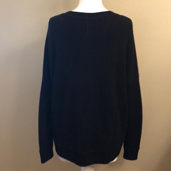 Worn 1x-ATHLETA Wool & Cashmere Sweater-Black-S-Includes FREE Athleta Tote - Picture 16 of 16